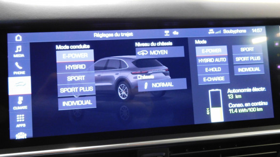 PORSCHE-CAYENNE-3.0i V6 - 462 - BVA Tiptronic S - Start&Stop  2017 E-Hybrid 